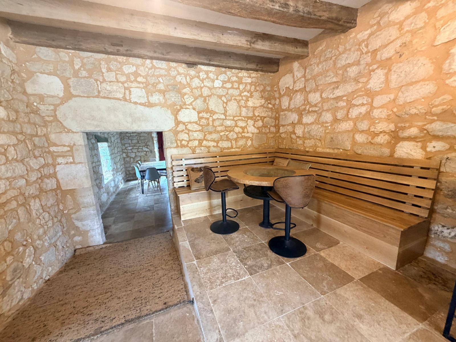 Coin salon du gîte