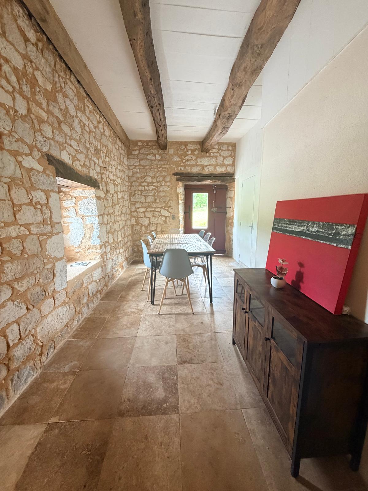 Salle à manger du gîte