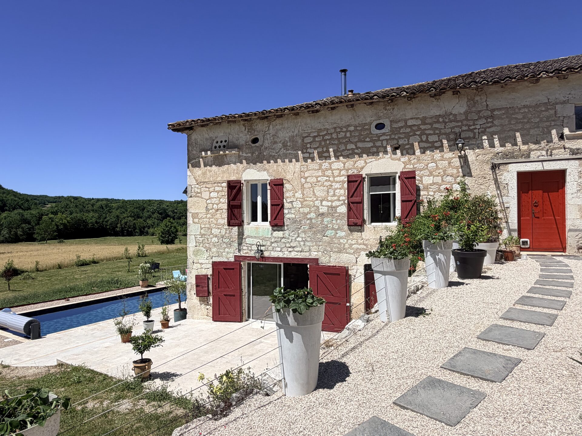 Mas des Landes — Façade, Le Verdier, Tarn